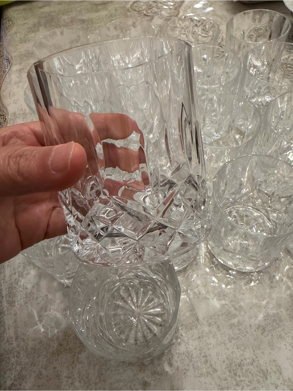 RCR Melodia Luxion Glasses Set of 6 Made in Italy. Never Used, 2 Sets available - Picture 13 of 14